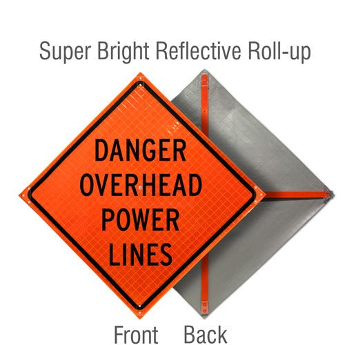 Roll Up Traffic Control Signs, 36 in. x 36 in. - Crowd Control Warehouse