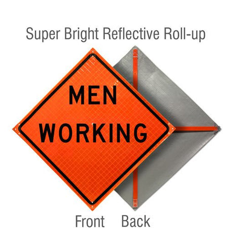 Roll Up Traffic Control Signs, 36 in. x 36 in. - Crowd Control Warehouse