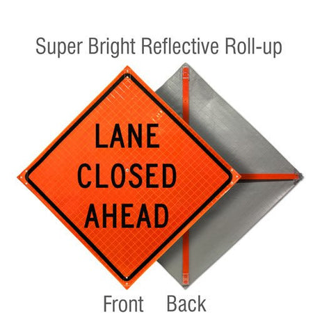 Roll Up Traffic Control Signs, 36 in. x 36 in. - Crowd Control Warehouse