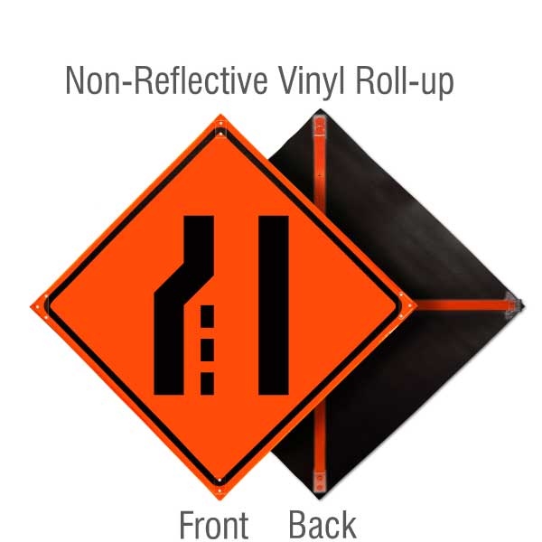 Roll Up Traffic Control Signs, 36 in. x 36 in. - Crowd Control Warehouse