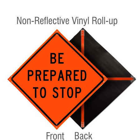 Roll Up Traffic Control Signs, 36 in. x 36 in. - Crowd Control Warehouse