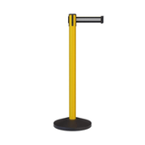 Safety Retractable Belt Barrier Stanchion, 10.5 Ft. Belt - CCW Series RBB - 100 - Crowd Control Warehouse