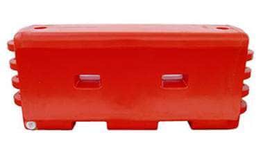 Traffix Water Wall Construction Jersey Barrier - 32 in. H x 72 in. L x 18 in. W, 80 lbs - Crowd Control Warehouse