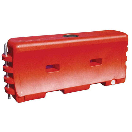 Traffix Water Wall Construction Jersey Barrier - 32 in. H x 72 in. L x 18 in. W, 80 lbs - Crowd Control Warehouse