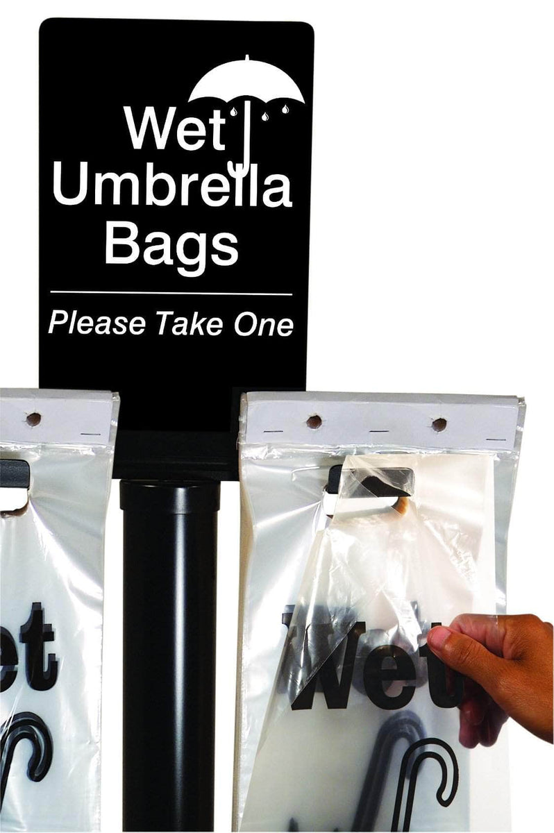 Visiontron Wet Umbrella Bag Stand Crowd Control Warehouse
