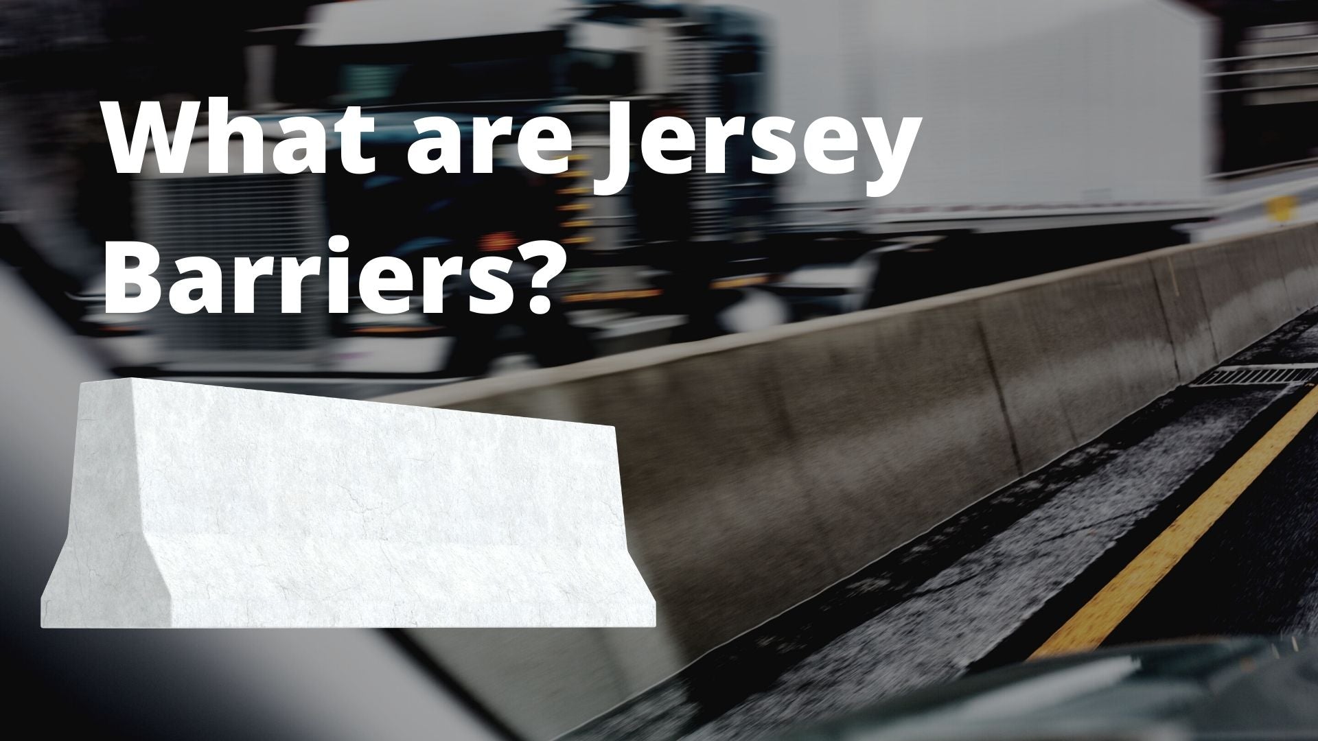 What is a Jersey Barrier and how does it work?