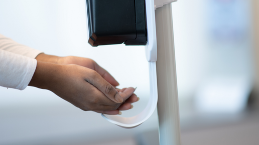 Here's why you should make hand sanitizer dispensers readily available