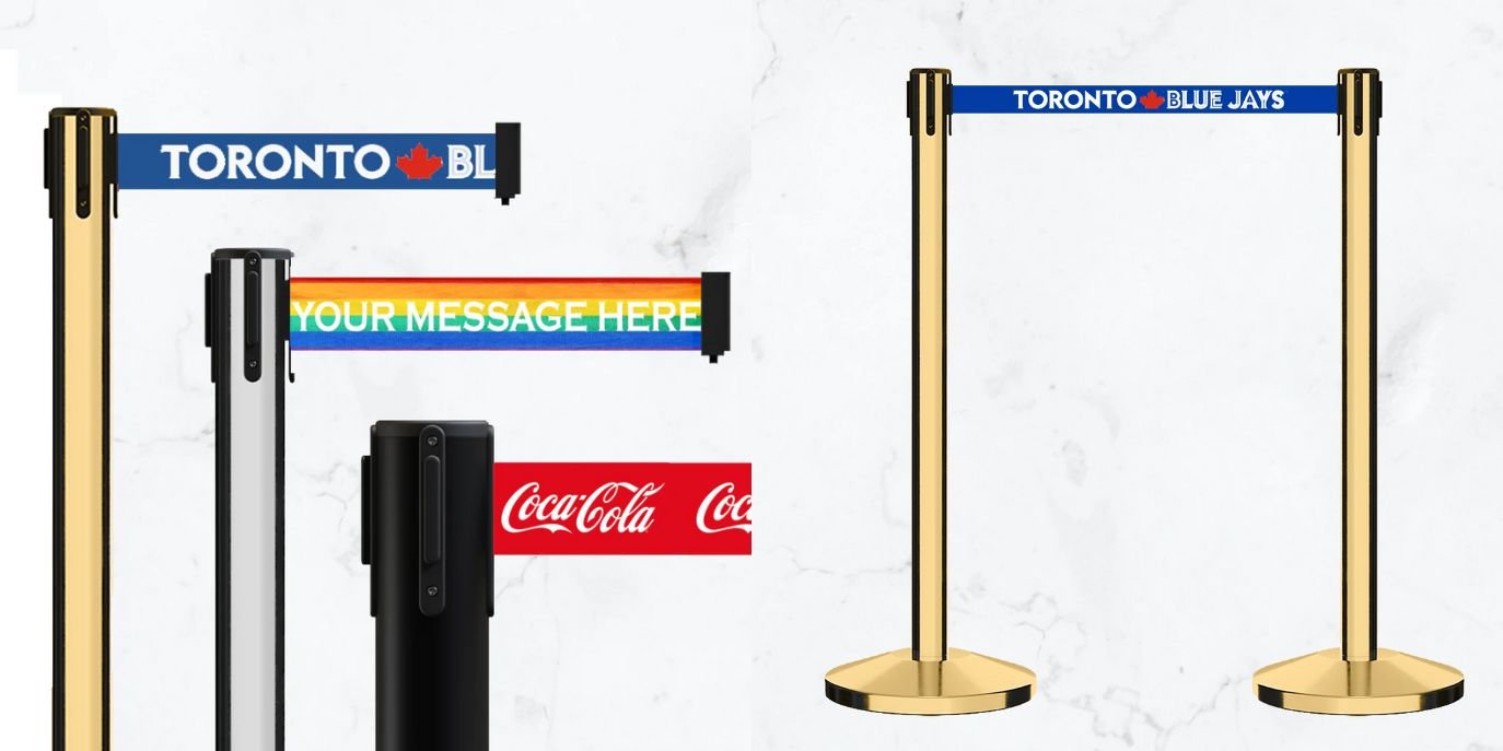 Custom Stanchions: the Ultimate Tool in Safety and Marketing - Crowd Control Warehouse