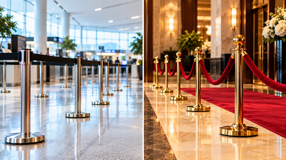 Rope-and-Post vs. Retractable Belt Stanchions: How to Choose the Right Queue System