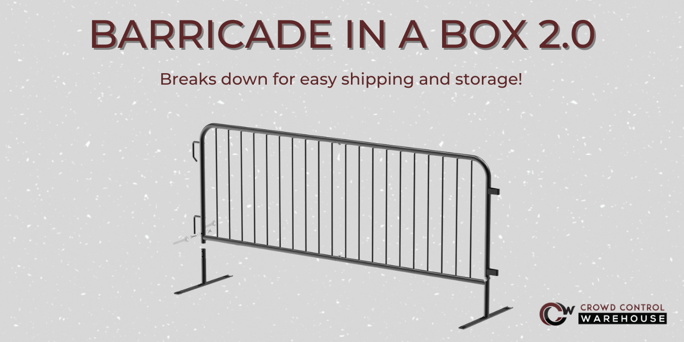 The Barricade Game Changer: Barricade in a Box 2.0 - Crowd Control Warehouse