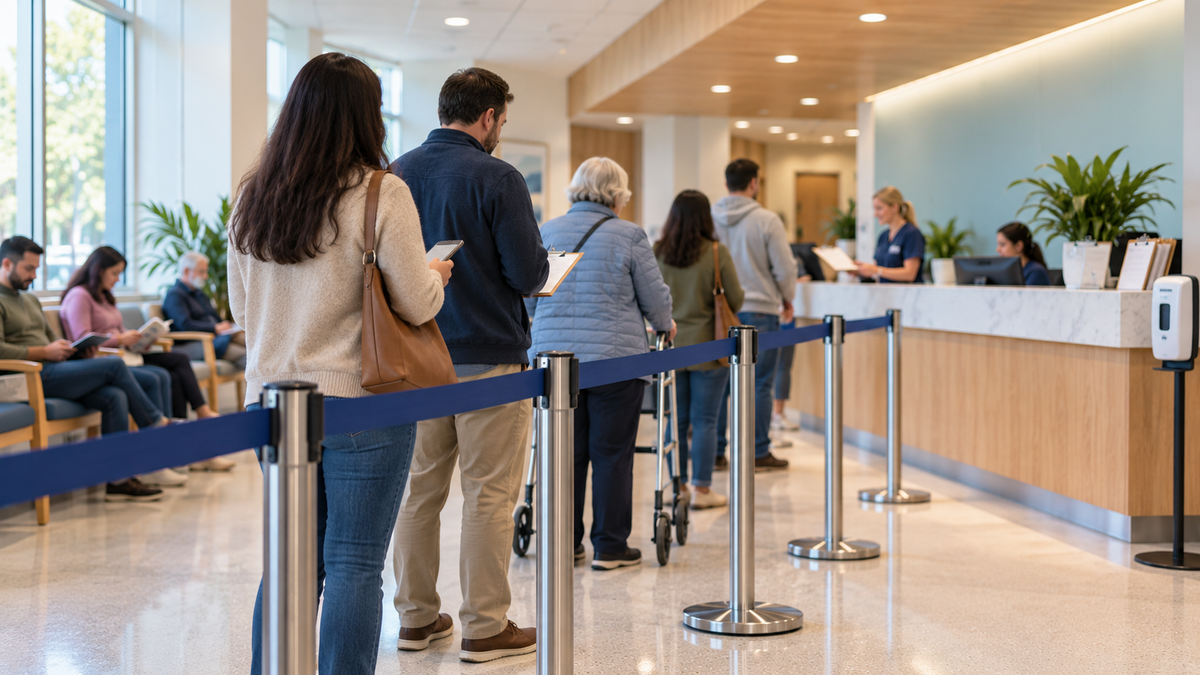 Crowd Control for Healthcare Waiting Areas: Managing Flow at Clinics, Hospitals, and Labs