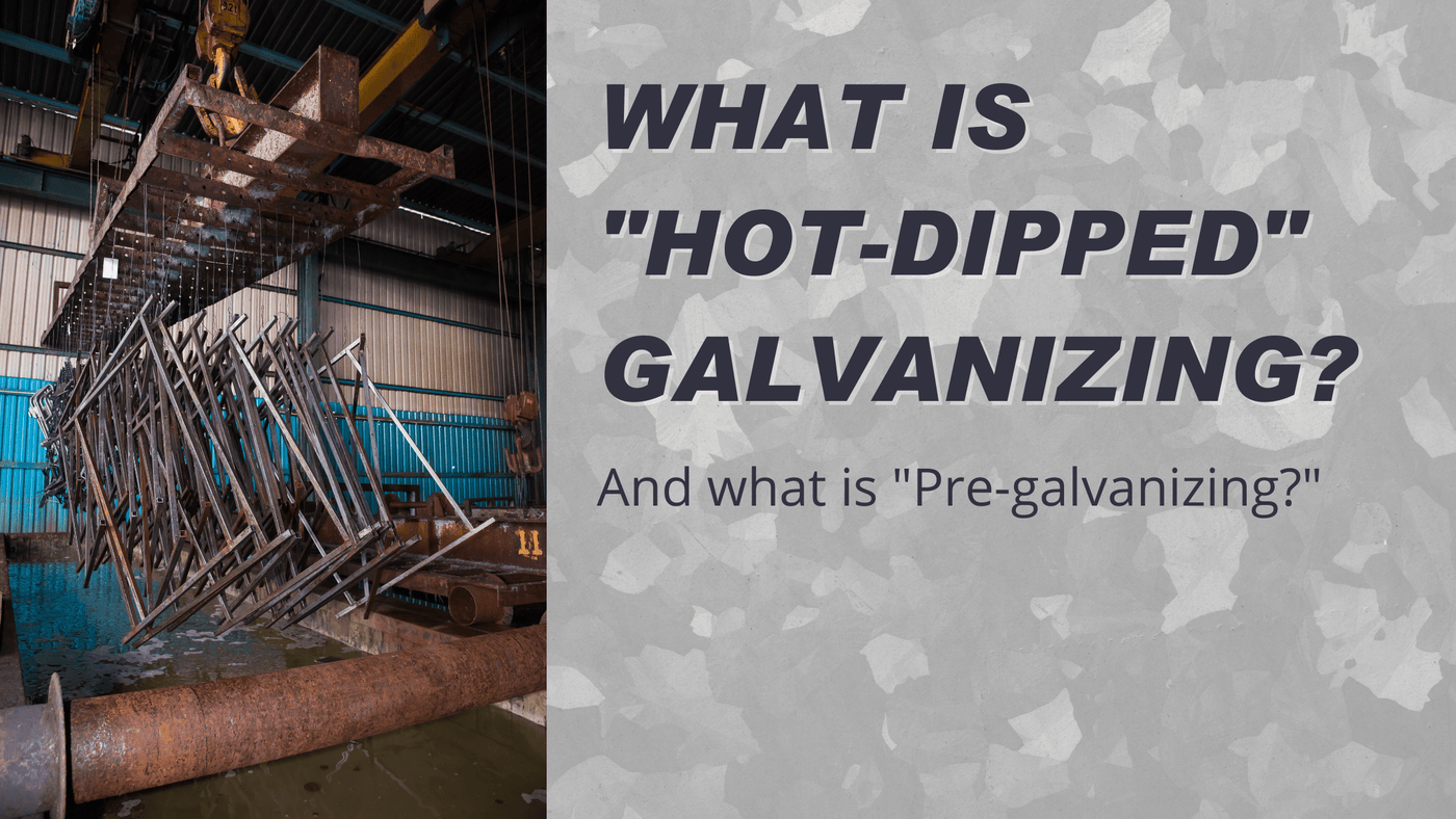 What's the difference between a "galvanized" and "pre-galvanized" steel barricade? - Crowd Control Warehouse