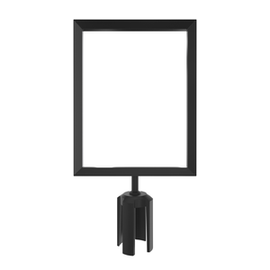 Retractable Belt Barrier Sign Frames