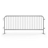 10 Pack - 8.5 Ft Powder - Coated Steel Barricades - Crowd Control Warehouse
