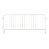 10 Pack - 8.5 Ft Powder - Coated Steel Barricades - Crowd Control Warehouse
