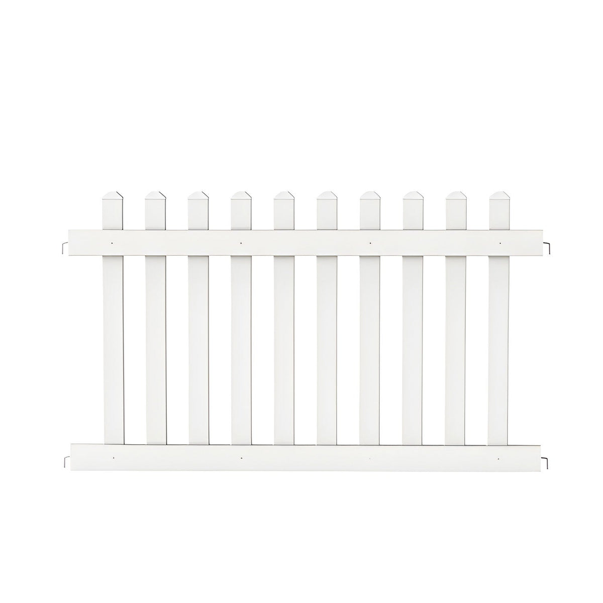 120' White Picket Event Fencing Kit - Portable Crowd Control Barrier - Crowd Control Warehouse