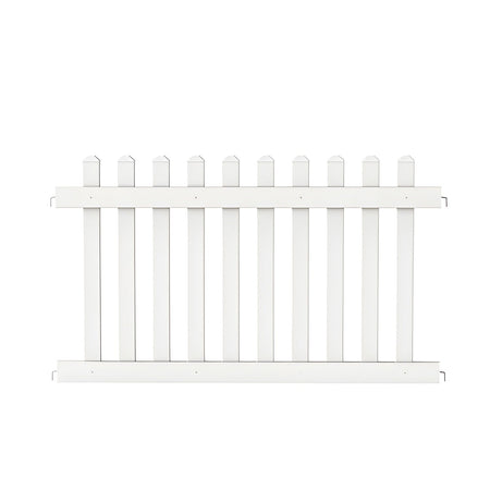 120' White Picket Event Fencing Kit - Portable Crowd Control Barrier - Crowd Control Warehouse