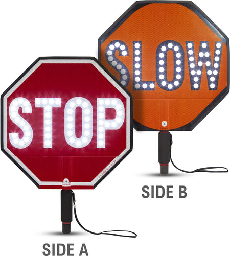 18" LED Paddle Sign - Crowd Control Warehouse