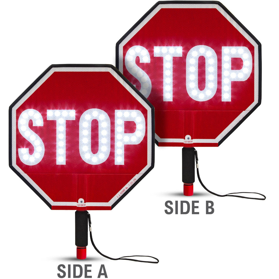 18" LED Paddle Sign - Crowd Control Warehouse