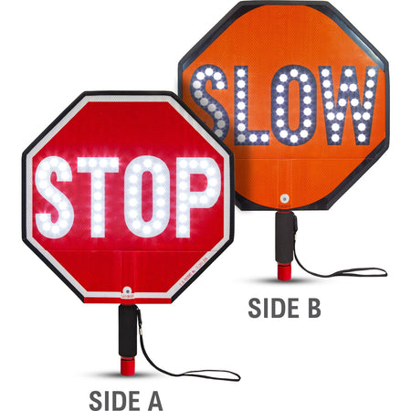 18" LED Paddle Sign - Crowd Control Warehouse