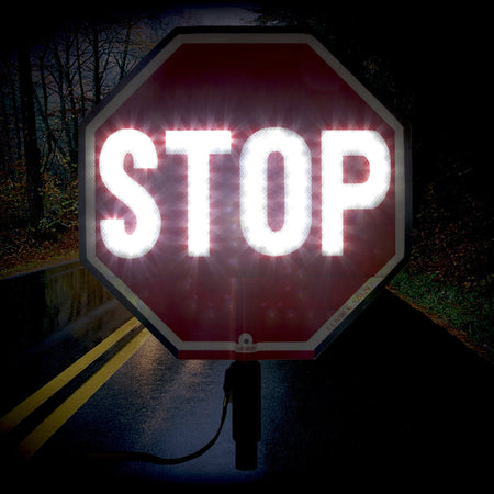 18" LED Paddle Sign - Crowd Control Warehouse