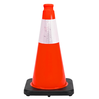 18" Orange Traffic Cone - Crowd Control Warehouse