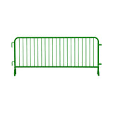 20 Pack - 8.5 Ft Powder - Coated Steel Barricades - Crowd Control Warehouse