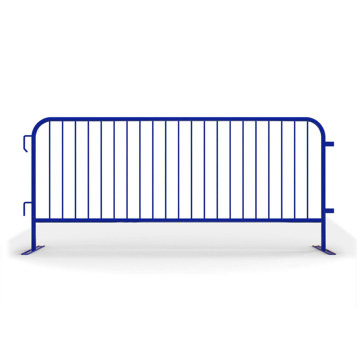 20 Pack - 8.5 Ft Powder - Coated Steel Barricades - Crowd Control Warehouse