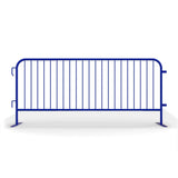 20 Pack - 8.5 Ft Powder - Coated Steel Barricades - Crowd Control Warehouse