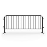 20 Pack - 8.5 Ft Powder - Coated Steel Barricades - Crowd Control Warehouse