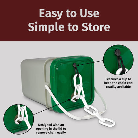 3 - inch Plastic Chain - Crowd Control Warehouse