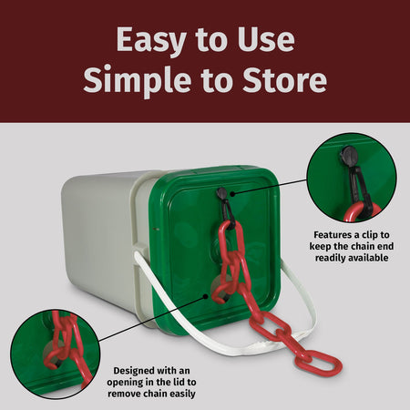 3 - inch Plastic Chain - Crowd Control Warehouse