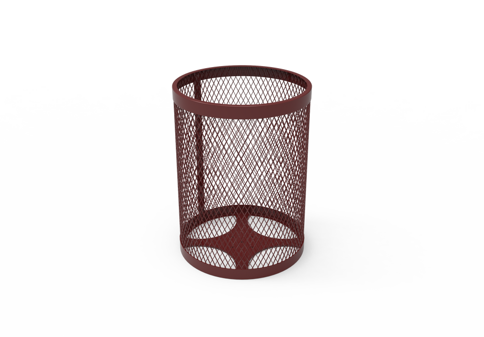 32 Gallon Trash Receptacle - Diamond Pattern