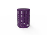55 Gallon Trash Receptacles - Slatted Steel