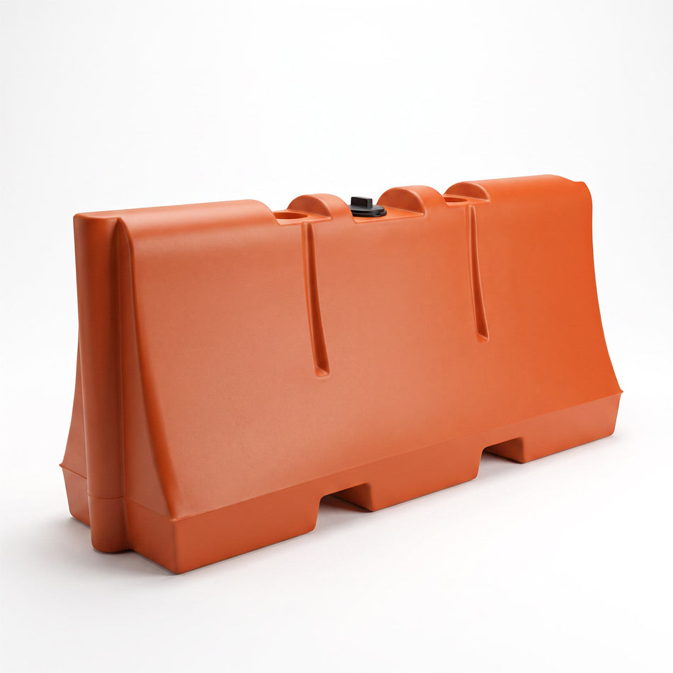 Water/Sand Filled Traffic Jersey Barrier - 32 in. H x 72 in. L x 18 in. W, 70 lbs