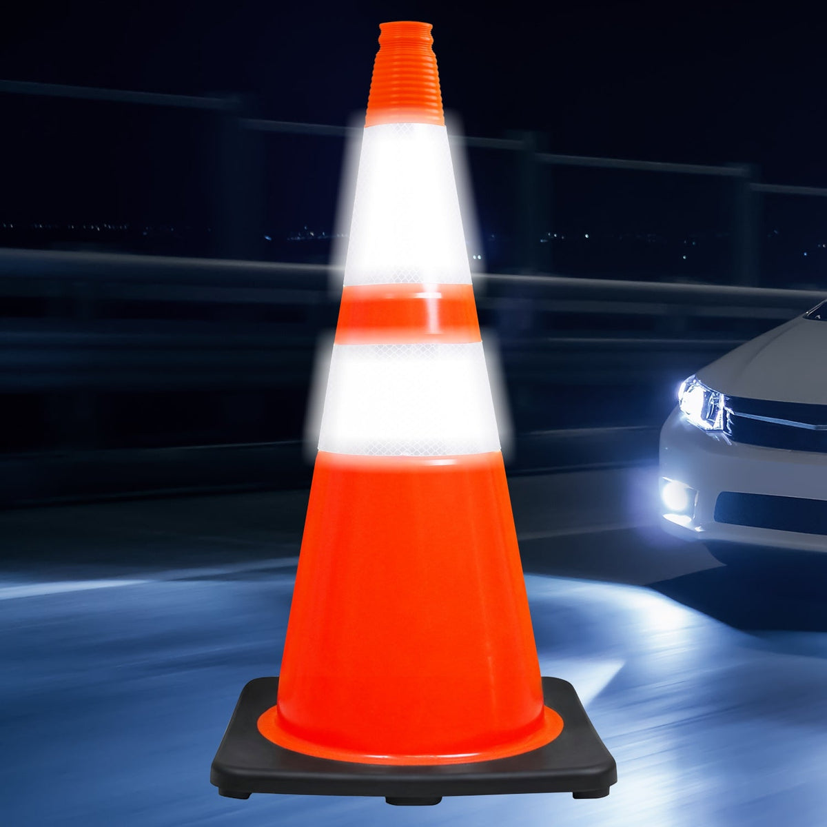 36" Orange Traffic Cone - Crowd Control Warehouse