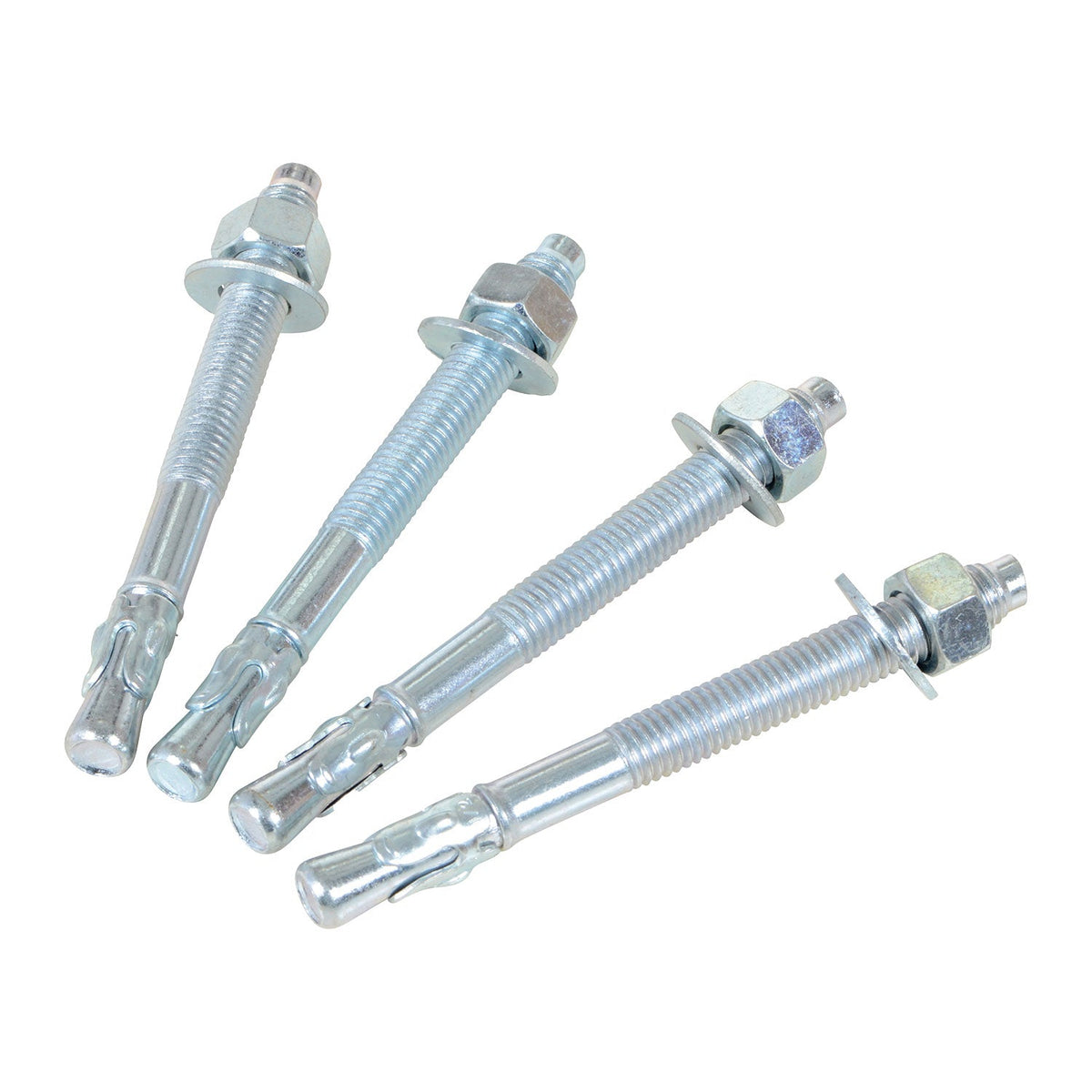 4 - Pack Concrete Anchor Bolts 1/2 X 5 In. - Crowd Control Warehouse