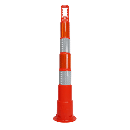 42" Channelizer Cone with 4 Reflective Bands - Crowd Control Warehouse