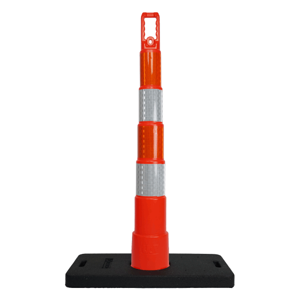 42" Channelizer Cone with 4 Reflective Bands - Crowd Control Warehouse