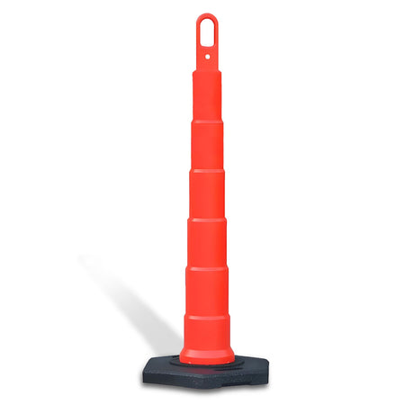 42" High - Visibility Looper Cone Traffic Control Channelizer - Crowd Control Warehouse