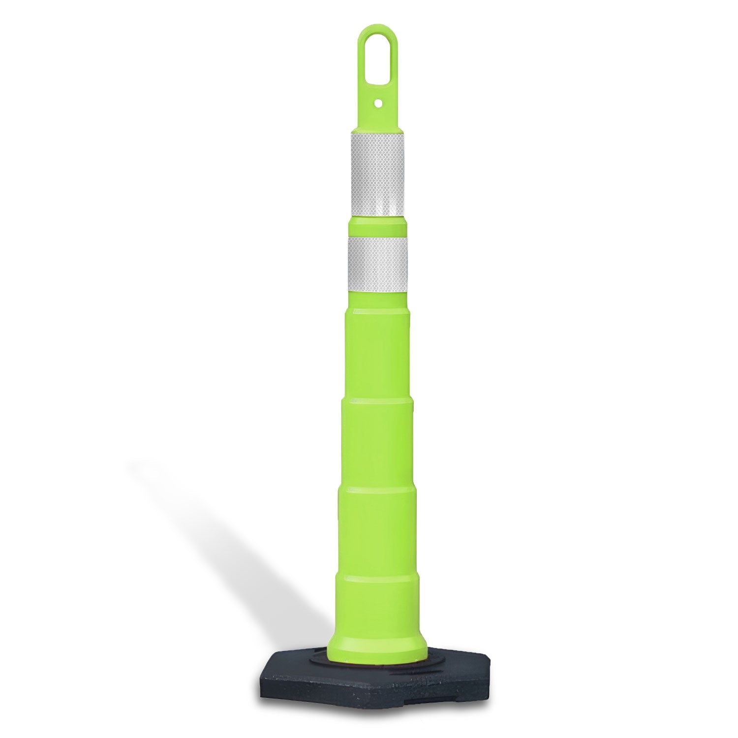 42" High - Visibility Looper Cone Traffic Control Channelizer - Crowd Control Warehouse