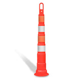 42" High - Visibility Looper Cone Traffic Control Channelizer - Crowd Control Warehouse