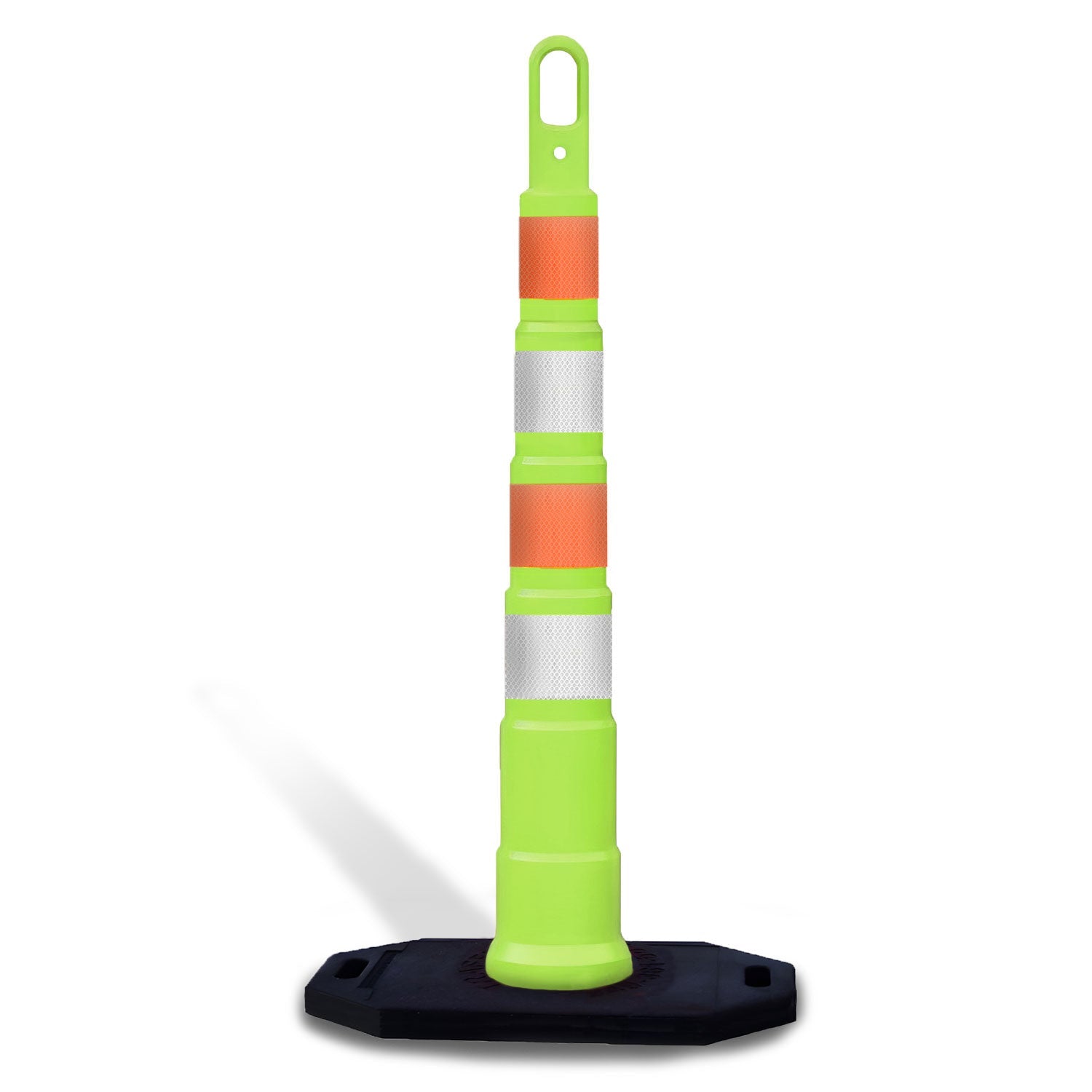 42" High - Visibility Looper Cone Traffic Control Channelizer - Crowd Control Warehouse
