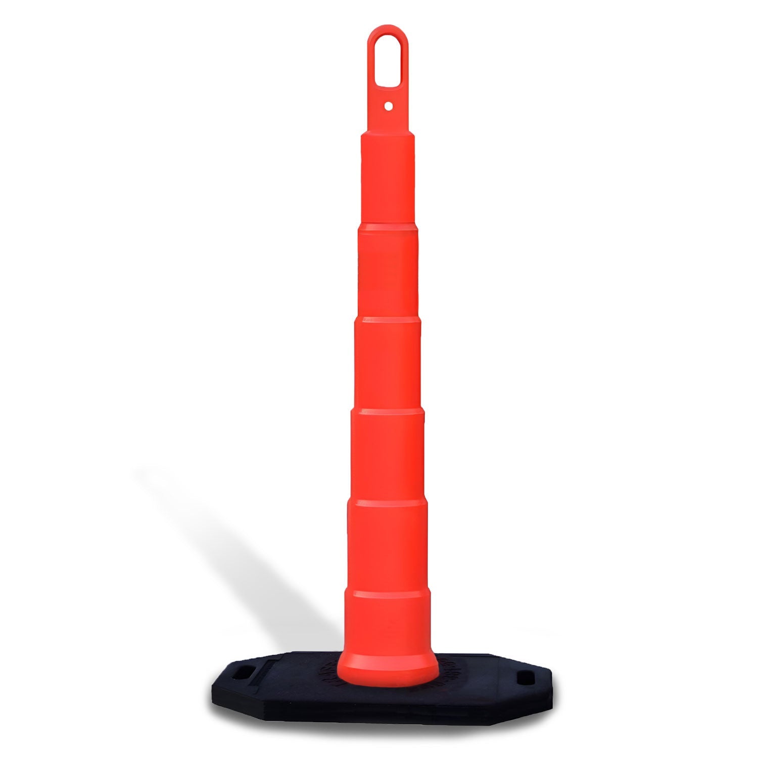 42" High - Visibility Looper Cone Traffic Control Channelizer - Crowd Control Warehouse