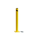 Safety Yellow Steel Bollards, 4.5