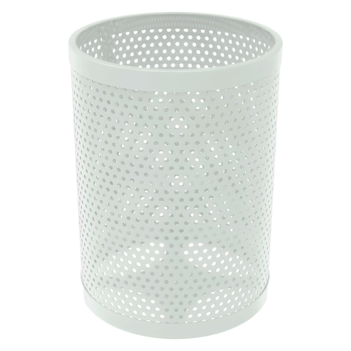 55 Gallon Trash Receptacle - Circular Pattern - Crowd Control Warehouse