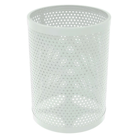 55 Gallon Trash Receptacle - Circular Pattern - Crowd Control Warehouse