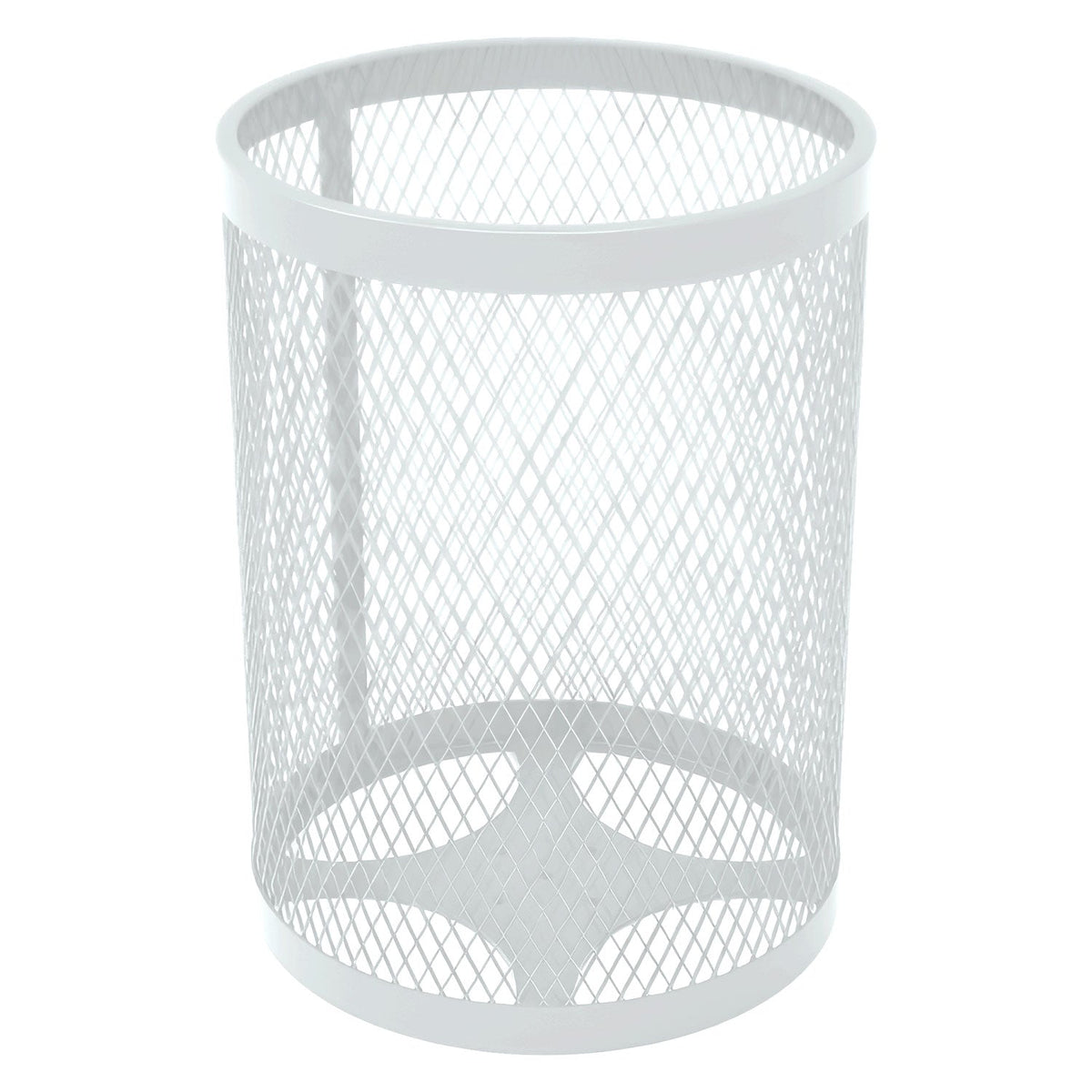55 Gallon Trash Receptacle - Diamond Pattern - Crowd Control Warehouse