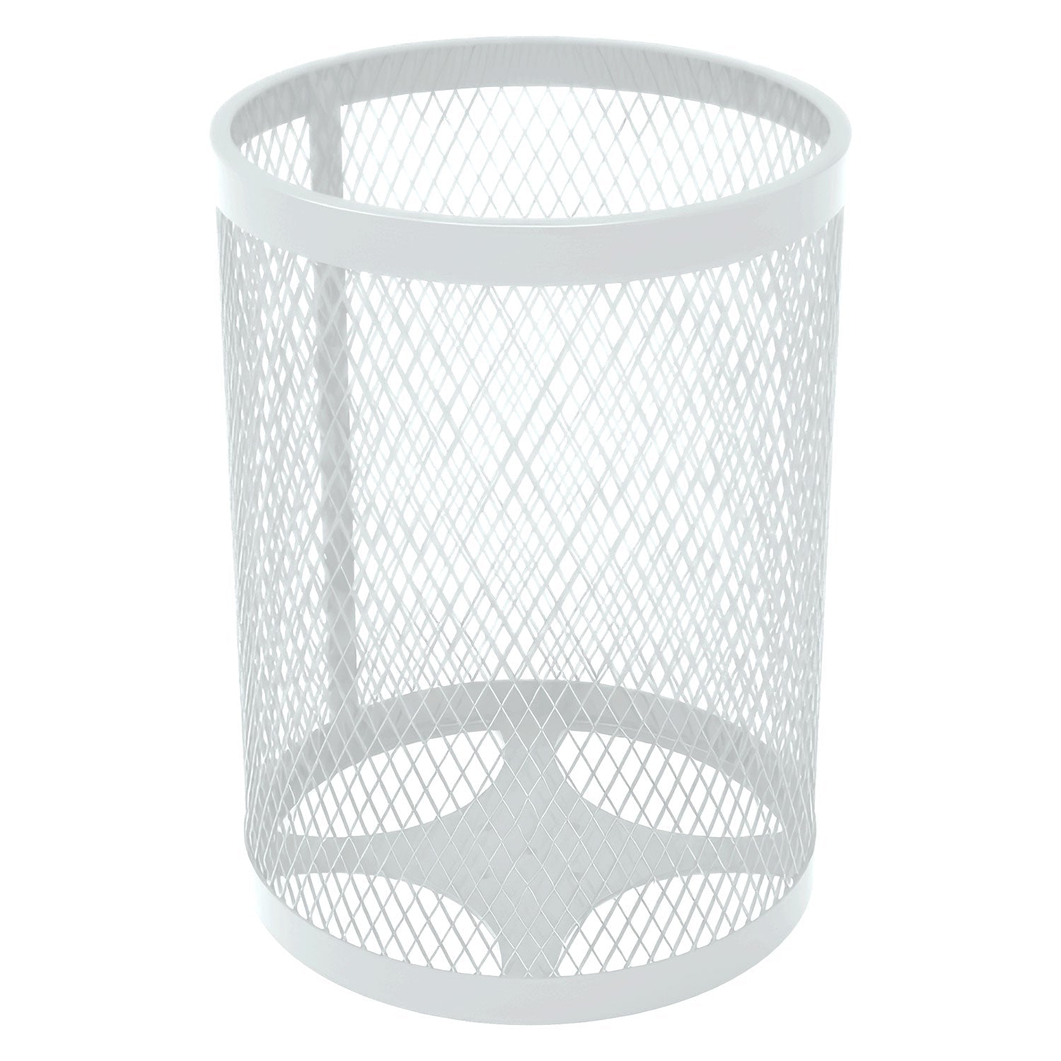 55 Gallon Trash Receptacle - Diamond Pattern - Crowd Control Warehouse