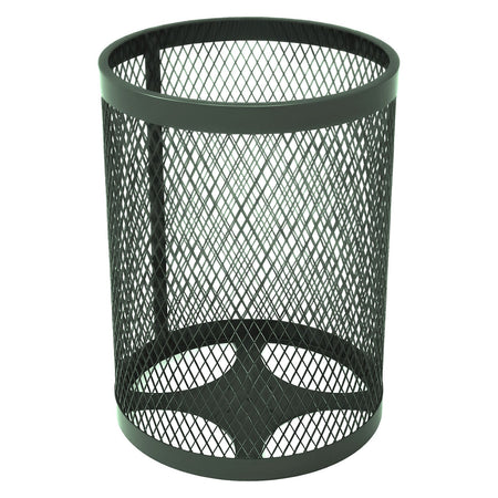 55 Gallon Trash Receptacle - Diamond Pattern - Crowd Control Warehouse